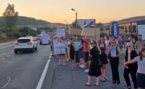 Protest în mijlocul străzii, în Cluj. De ce a fost blocat cel mai circulat drum din România