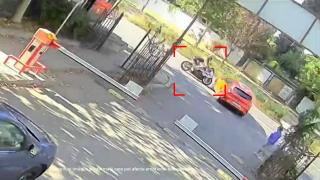 Noi imagini cu momentul în care Andrei Bordeianu este lovit pe motocicletă. Medicii l-au scos de la ATI