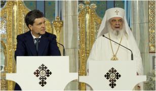 Nicuşor Dan şi Patriarhul Daniel, 