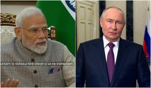 Putin, enervat după ce premierul Indiei i-a spus în față să renunțe la 