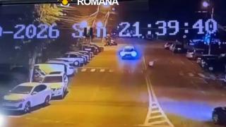 Momentul în care o femeie din Năvodari este călcată pe trecerea de pietoni. Şoferul spaniol a fugit