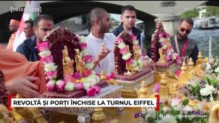 Grevă şi revoltă la Turnul Eiffel după ce angajatelor li s-a cerut să plece în timpul vizitei unui grup hindus