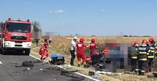 Un mort și 3 răniți într-un accident grav în Dolj. Un șofer de 71 de ani a intrat pe contrasens