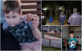 Copil cu autism din Bacău, dispărut de 24 de ore. Ultimele imagini cu băiețelul de 4 ani