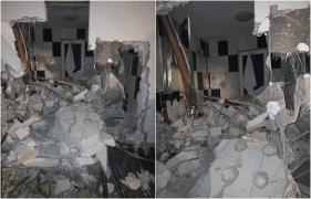Beat la volanul unui tractor neînmatriculat, un bărbat a intrat cu utilajul într-o casă din Iaşi