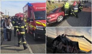 Dublă tragedie pentru o familie: Mama luptă pentru viață după un accident, casa le-a ars în aceeaşi noapte