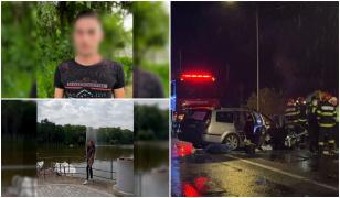 Filmul accidentului din Mihăeşti. Impactul i-a aruncat pe doi tineri din mașină: "Am văzut-o întinsă aici"