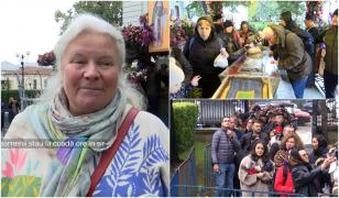 Reacția unei turiste din Norvegia, în pelerinaj la Iași: 