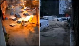 Istanbul, lovit de un ciclon care a adus inundaţii fără precedent în ultimii 84 de ani