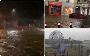 Furtuna Boelo a făcut prăpăd în UK. Străzi transformate în râuri și zeci de mii de oameni fără curent