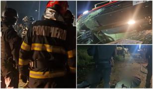 Pompier lovit cu o cărămidă la o intervenţie în Argeş. Sărbătoarea Focului lui Sumedru, încheiată la spital