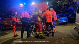 Bărbat, în stare critică după o ceartă pe locul de parcare. I s-a spart o arteră din creier