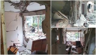 Imagini înfiorătoare din blocul devastat de o explozie puternică, în Galați [Video]