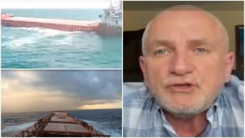 Filmul naufragiului misterios din Marea Neagră. O navă cu destinaţia Ucraina s-a scufundat, dar autorităţile păstrează tăcerea. Ipotezele analiştilor militari