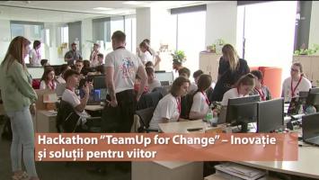 (P) Hackathon “TeamUp for Change” – Inovație și soluții pentru viitor
