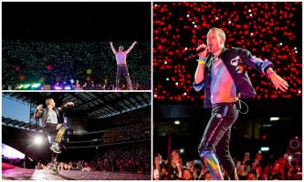 Concertul Coldplay de pe Arena Naţională. Ce vor primi gratuit fanii care şi-au cumpărat bilet. Mulţi au venit din Europa, să vadă trupa din nou