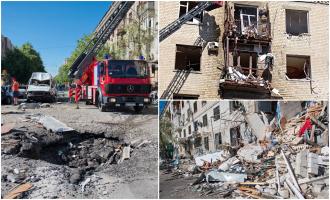 3 morţi şi peste 50 de răniţi în Harkov, după un atac al ruşilor cu bombe ghidate. Zelenski: "Această teroare trebuie oprită"