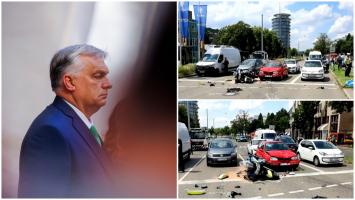 Viktor Orban nu e la primul accident cu o coloană oficială. În 2013 a avut un accident și în România, iar un om a murit