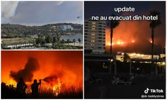 Mărturiile turiştilor români din Kuşadasi: clipe de groază, la un pas de perdeaua de foc ce a mistuit Turcia. "Ne-au evacuat, suntem toţi pe plajă"