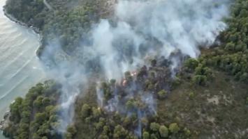 Incendiu de vegetație în Puglia, Italia. Turiștii au fost evacuați din zonă și adăpostiți într-o sală de sport: "Situaţia este critică"