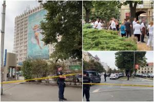 Alertă de bombă la Hotelul Continental din Timişoara. Oamenii au fost evacuaţi din clădire