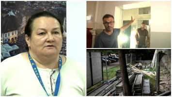 "Soluţie de avarie" pentru elevii unui liceu din Sibiu, unde sălile de clasă sunt în plin şantier. "Nu e deloc eficient"