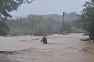 Inundaţiile au făcut prăpăd în Vaslui. Trei oameni daţi dispăruţi, găsiţi în viaţă de pompieri. O comună, complet izolată de puhoaie