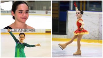 Exemplu de ambiţie şi disciplină. Cătălina are 12 ani şi e triplă campioană europeană la patinaj artistic. Se antrenează 6 ore zilnic, înainte de şcoală