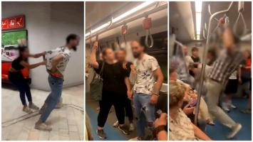 "Păi ce, nu mai am voie să îmi bat nevasta?" Un bărbat agresiv, dat afară din metrou de ceilalţi pasageri