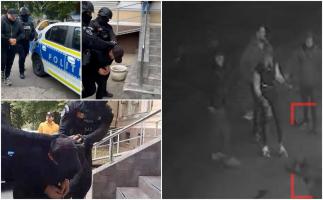 Bărbaţii care au lovit un tânăr cu un ciocan în cap în Chiajna, prinşi de poliţişti. Atacul îngrozitor, surprins de camere