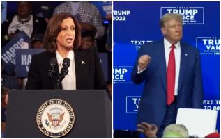 Donald Trump a dansat timp de 40 de minute la finalul unui miting electoral. Kamala Harris şi-a exprimat îngrijorarea pentru sănătatea sa mentală