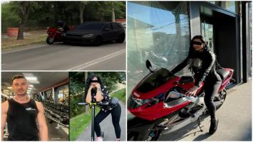 ANIMAŢIE. Motociclist, lovit mortal cu maşina de fosta iubită. Se certaseră chiar înainte de accident