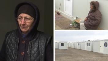 "Asta ne trebuie nouă la bătrâneţe?" Oamenii afectaţi de inundaţii stau în containere în prag de iarnă, autorităţile locale nu ştiu când vin banii pentru case