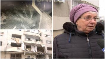 Momentul în care apartamentul unui bloc din Brăila sare în aer. 49 de persoane, evacuate în miez de noapte. "Ne-am trezit într-o bubuitură"