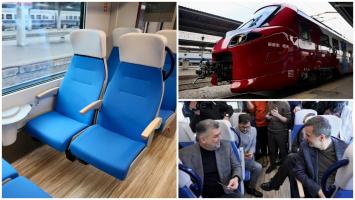 Noul tren electric inaugurat miercuri s-a stricat după numai o zi. Anunțul oficialilor din Transporturi