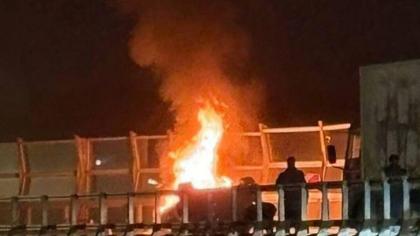 Un milionar rus a murit ars de viu în Lamborghiniul său. Teancuri de bani, împrăştiate pe autostradă