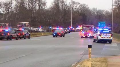 Imagini de la faţa locului