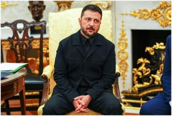 Volodimir Zelenski, la întâlnirea cu Donald Trump de la Casa Albă - 18 august 2025