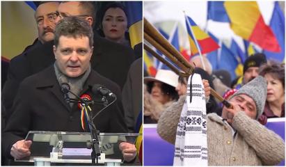 Nicuşor Dan, protestatarilor de la Iași: "Și eu am huiduit politicieni, dar vă rog să nu mai huiduiți imnul"