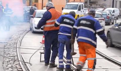 PMB începe lucrările de reabilitare a aproape 9 km de șină de tramvai. Care sunt zonele vizate
