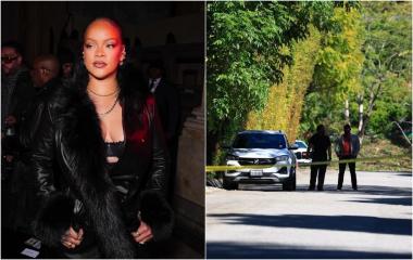 Împușcături la casa cântăreței Rihanna din Beverly Hills. O femeie a fost arestată