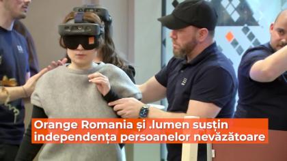 (P) Orange Romania și .lumen susțin independența persoanelor nevăzătoare
