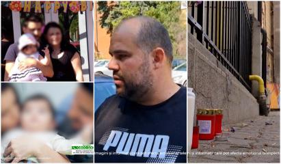 Imagini surprinse după crima din Craiova, unde o profesoară a fost ucisă de soţ, sub ochii fetiţei