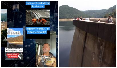 Observator a verificat ultima teorie conspiraţionistă: "Francezii ne fură aurul şi apa din Lacul Vidraru"