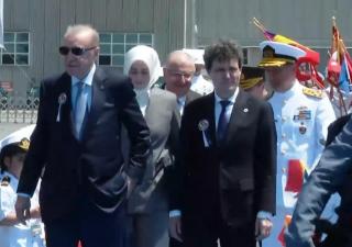 O nouă corvetă &icirc;n flota Rom&acirc;niei. Nicuşor Dan, alături de Erdogan: "Trăim momente tensionate"