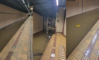 Probleme grave la metrou: staţia Piaţa Victoriei 2 a fost inundată complet. Circulaţia, reorganizată