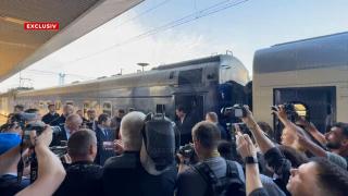 EXCLUSIV. Cum a arătat drumul lui Nicuşor Dan de la Bucureşti la Kiev. Tren special şi pază militară