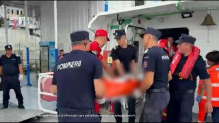 Un marinar rănit &icirc;n incendiul de pe nava Gas Lisbon, &icirc;n largul Mării Negre, a murit