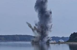 Armata a detonat st&acirc;nca P&acirc;rjoaia. MApN a folosit 100 kg de explozibil pentru a devia cursul Dunării