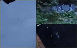 Dronă căzută &icirc;n apropiere de localitatea Solca din Suceava. Mai multe școli din județ au cursurile suspendate